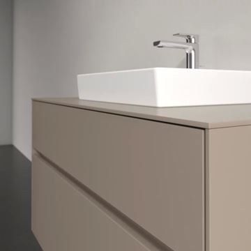 VILLEROY & BOCH COLLARO skrinka pod umývadlo 100x50x54,8 cm, 2 zásuvky, Truffle Grey C01500VG Obrázek - fotka