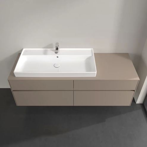 VILLEROY & BOCH COLLARO skrinka pod umývadlo 160x50x54,8 cm, 4 zásuvky, Truffle Grey C02900VG Obrázek - fotka