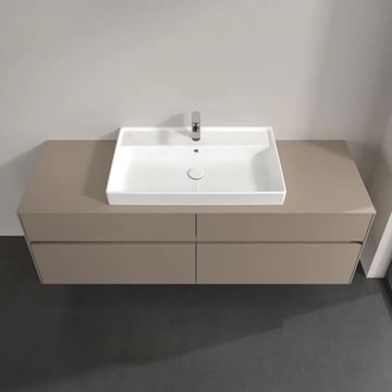 VILLEROY & BOCH COLLARO skrinka pod umývadlo 160x50x54,8 cm, 4 zásuvky, Truffle Grey C02800VG Obrázek - fotka
