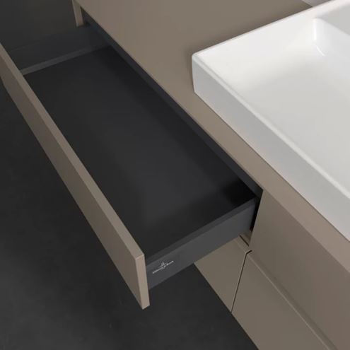 VILLEROY & BOCH COLLARO skrinka pod umývadlo 160x50x54,8 cm, 4 zásuvky, Truffle Grey C03100VG Obrázek - fotka