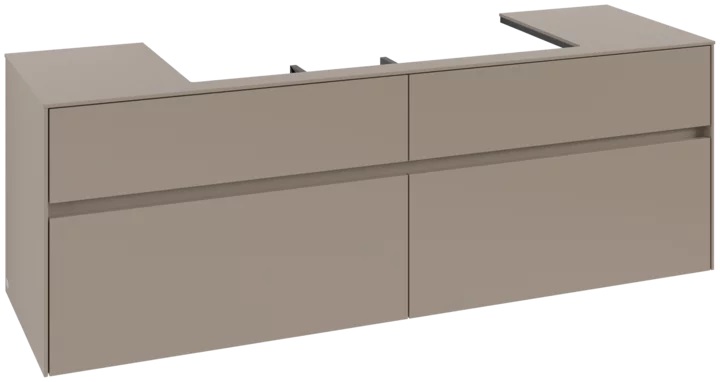 VILLEROY & BOCH COLLARO skrinka pod umývadlo 160x50x54,8 cm, 4 zásuvky, Truffle Grey C03100VG Obrázek - Hlavní obrázek