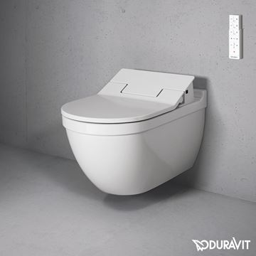 DURAVIT STARCK 3 závesné WC pre bidetové sedadlo SensoWash, WonderGliss 22265900001 Obrázek - fotka
