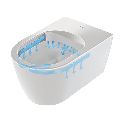 DURAVIT ME BY STARCK závesné WC pre bidetové sedadlo SensoWash, Rimless splachovanie 2529590000 Obrázek - fotka