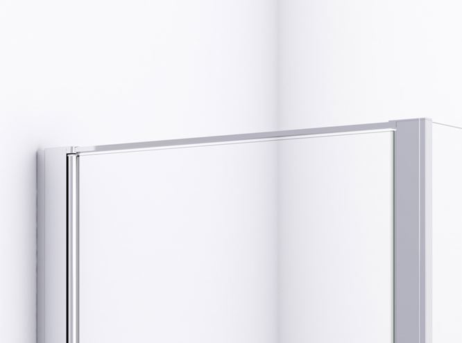 RONAL DIVERA D22T2 sprchové dvere 90x200 cm, lietacie, čierna mat/sklo screen D22T2 090 06 87 Obrázek - fotka