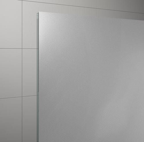 RONAL DIVERA D22T2 sprchové dvere 90x200 cm, lietacie, čierna mat/sklo screen D22T2 090 06 87 Obrázek - fotka