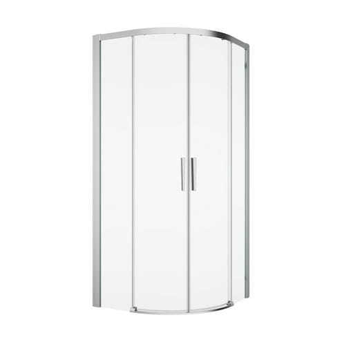 RONAL DIVERA D22SRB sprchový kút 100x100 cm, R550, posuvné dvere, aluchróm/číre sklo D22SRB 55 100 50 07 Obrázek - Hlavní obrázek