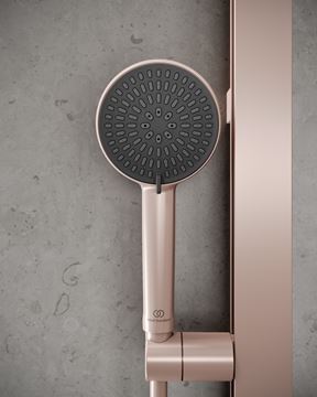 IDEAL STANDARD ALU+ ručná sprcha pr. 100 mm, 2 prúdy, rosé BD580RO Obrázek - fotka