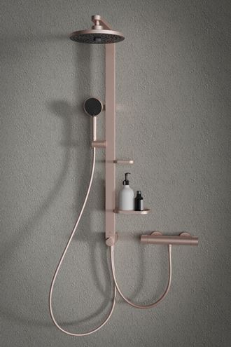 IDEAL STANDARD ALU+ ručná sprcha pr. 100 mm, 2 prúdy, rosé BD580RO Obrázek - fotka