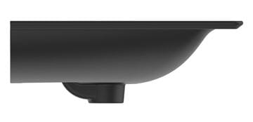 IDEAL STANDARD CONNECT AIR umývadlo 84 cm, s otvorom pre batériu a prepadom, matná čierna E0279V3 Obrázek - fotka