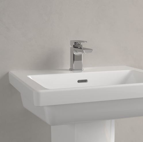 VILLEROY & BOCH SUBWAY 3.0 umývadlo 55 cm, s otvorom pre batériu a prepadom, alpská biela 4A705501 Obrázek - fotka