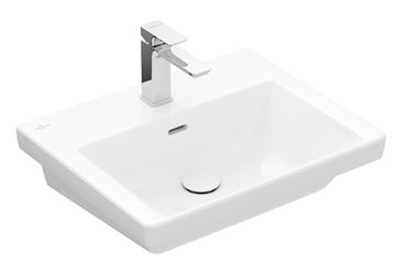 VILLEROY & BOCH SUBWAY 3.0 umývadlo 55 cm, s otvorom pre batériu a prepadom, alpská biela 4A705501 Obrázek - fotka