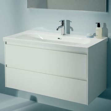 LAUFEN LUA umývadlo 80 cm, s otvorom pre batériu a prepadom H8100870001041 Obrázek - fotka