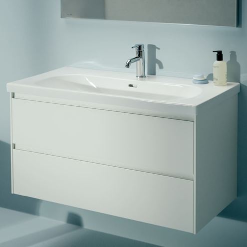 LAUFEN LUA umývadlo 80 cm, s otvorom pre batériu a prepadom H8100870001041 Obrázek - fotka