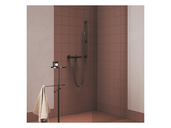 RAVAK 974.20GB sprchová tyč 700 mm s držiakom, brushed graphite X07P703 Obrázek - fotka