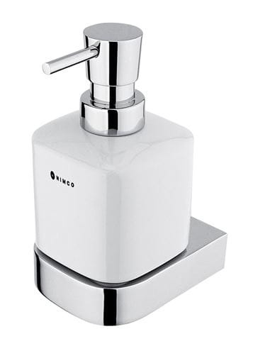 NIMCO NIKAU dávkovač tekutého mydla 320 ml, nástenný, keramika, chróm/biela NK 30031K-26 Obrázek - Hlavní obrázek