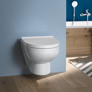 DURAVIT NO.1 závesné WC, Rimless splachovanie 25750900002 Obrázek - fotka