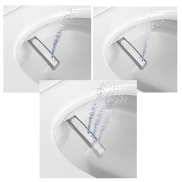 DURAVIT SENSOWASH D-NEO závesné WC compact, s bidetovým SoftClose sedadlom, Rimless splachovanie, HygieneGlaze 654000012004300 Obrázek - fotka