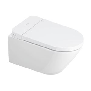 DURAVIT SENSOWASH D-NEO závesné WC compact, s bidetovým SoftClose sedadlom, Rimless splachovanie, HygieneGlaze