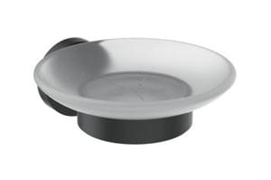 IDEAL STANDARD IOM mydlovnička, nástenná, sklo, čierna