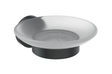 IDEAL STANDARD IOM mydlovnička, nástenná, sklo, čierna