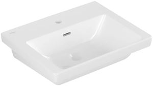 VILLEROY & BOCH SUBWAY 3.0 umývadlo 55 cm, s otvorom pre batériu a prepadom, alpská biela