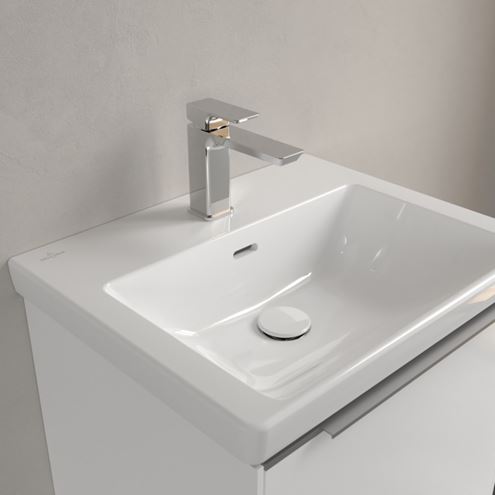 VILLEROY & BOCH SUBWAY 3.0 umývadlo 55 cm, s otvorom pre batériu a prepadom, alpská biela 4A70F401 Obrázek - fotka