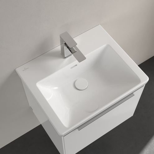 VILLEROY & BOCH SUBWAY 3.0 umývadlo 55 cm, s otvorom pre batériu a prepadom, alpská biela 4A70F401 Obrázek - fotka