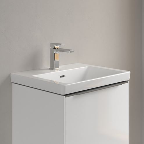 VILLEROY & BOCH SUBWAY 3.0 umývadlo 55 cm, s otvorom pre batériu a prepadom, alpská biela 4A70F401 Obrázek - fotka