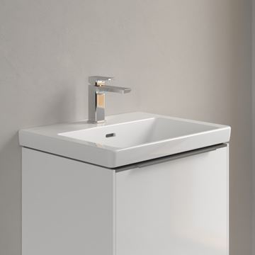 VILLEROY & BOCH SUBWAY 3.0 umývadlo 55 cm, s otvorom pre batériu a prepadom, alpská biela 4A70F401 Obrázek - fotka