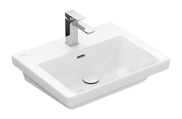 VILLEROY & BOCH SUBWAY 3.0 umývadlo 55 cm, s otvorom pre batériu a prepadom, alpská biela 4A70F401 Obrázek - fotka