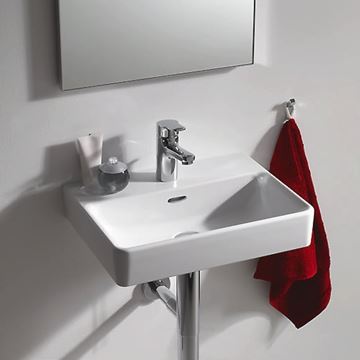 LAUFEN MEDA umývadielko 45 cm, s otvorom pre batériu a prepadom H8151110001041 Obrázek - fotka