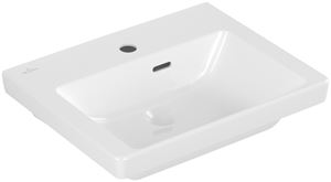 VILLEROY & BOCH SUBWAY 3.0 umývadlo 50 cm, s otvorom pre batériu a prepadom, alpská biela