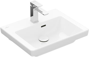 VILLEROY & BOCH SUBWAY 3.0 umývadlo 50 cm, s otvorom pre batériu a prepadom, alpská biela 43705001 Obrázek - fotka