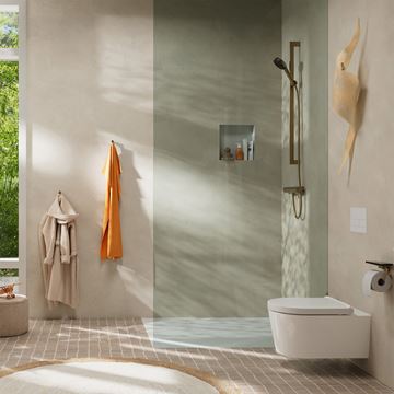 HANSGROHE TECTURIS S nástenná sprchová batéria, brúsený bronz 73622140 Obrázek - fotka