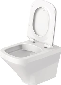 DURAVIT DURASTYLE závesné WC, so SoftClose sedadlom, Rimless splachovanie 45510900A1 Obrázek - fotka