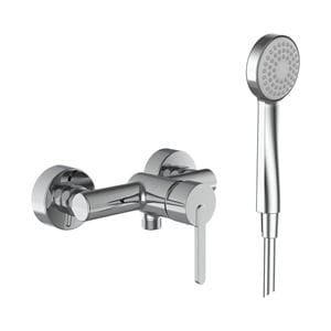 LAUFEN LUA sprchový set s batériou, ručná sprcha, hadica, chróm