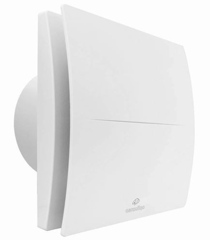 AERAULIQA QD100TBB axiálny ventilátor 100 mm, nástenný/stropný/do okna, s časovačom a spätnou klapkou PQD0001Q Obrázek - Hlavní obrázek