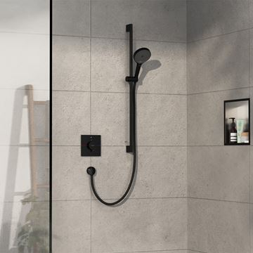 HANSGROHE SHOWERSELECT COMFORT E podomietková termostatická batéria, matná čierna 15571670 Obrázek - fotka