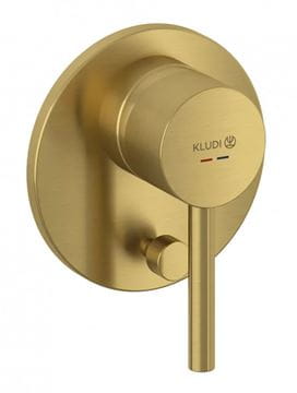 KLUDI BOZZ vaňová podomietková batéria, s prepínačom, kartáčované zlato