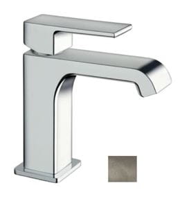 CRISTINA QUADRI S umývadlová stojanková batéria, s odtokovou súpravou, brushed metallic