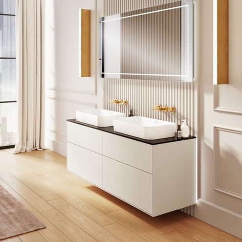 VILLEROY & BOCH FINION zrkadlo 160x75 cm, s osvetlením, s reguláciou teploty svetla F6001600 Obrázek - fotka