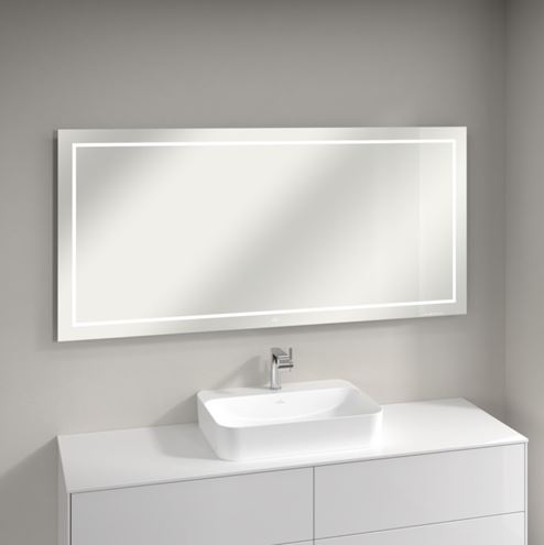 VILLEROY & BOCH FINION zrkadlo 160x75 cm, s osvetlením, s reguláciou teploty svetla F6001600 Obrázek - fotka
