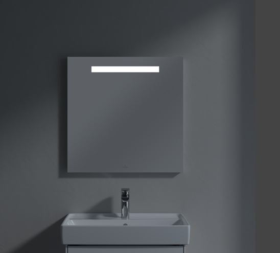 VILLEROY & BOCH MORE TO SEE ONE zrkadlo 60x60 cm, s osvetlením A430A600 Obrázek - fotka