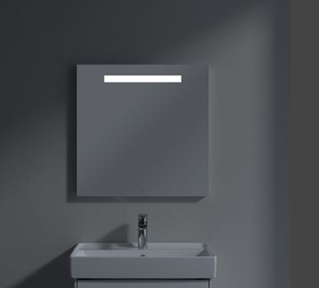 VILLEROY & BOCH MORE TO SEE ONE zrkadlo 60x60 cm, s osvetlením A430A600 Obrázek - fotka