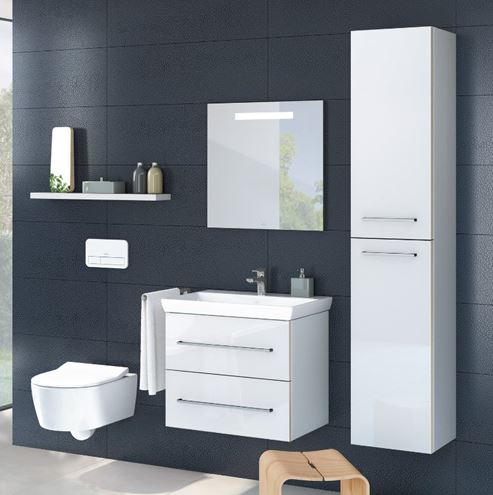 VILLEROY & BOCH MORE TO SEE ONE zrkadlo 60x60 cm, s osvetlením A430A600 Obrázek - fotka