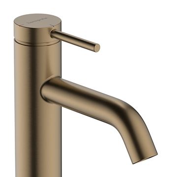 HANSGROHE TECTURIS S umývadlová stojanková batéria, CoolStart, EcoSmart+, brúsený bronz 73312140 Obrázek - fotka