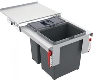 FRANKE GARBO 45-2 odpadkový kôš na triedený odpad 1x12 l+1x18 l, vstavaný