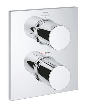 GROHE GROHTHERM F podomietková termostatická batéria, pre 2 spotrebiče, chróm