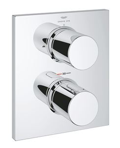 GROHE GROHTHERM F podomietková termostatická batéria, pre 2 spotrebiče, chróm