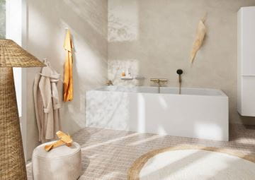 HANSGROHE TECTURIS E vaňová nástenná batéria, s prepínačom, brúsený bronz 73422140 Obrázek - fotka